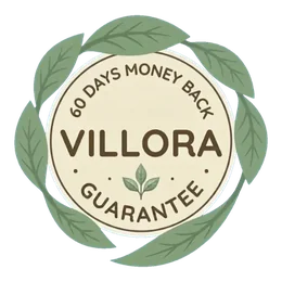 Villora 60 days money back guarantee seal